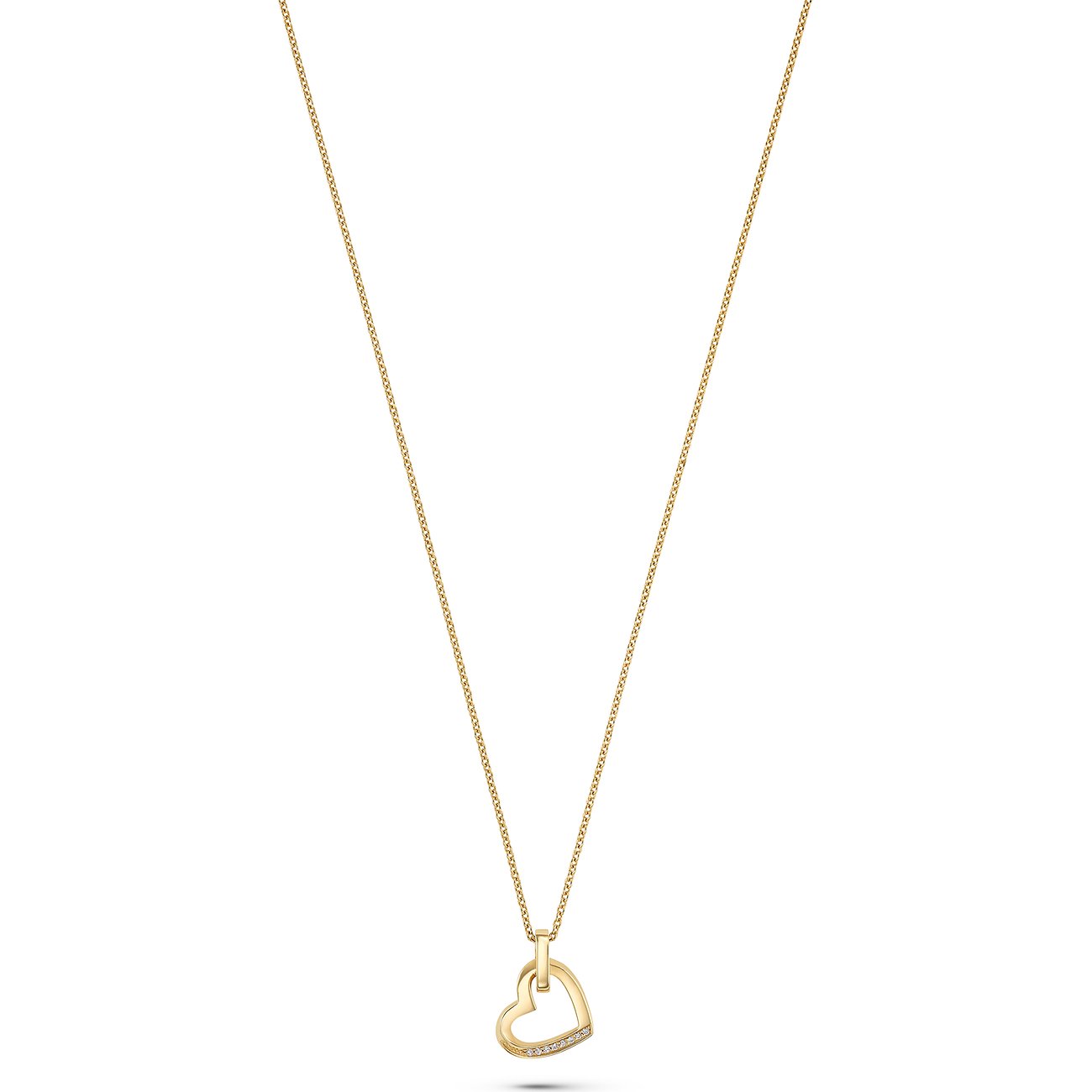 JETTE Kette TWISTED HEART 87690318