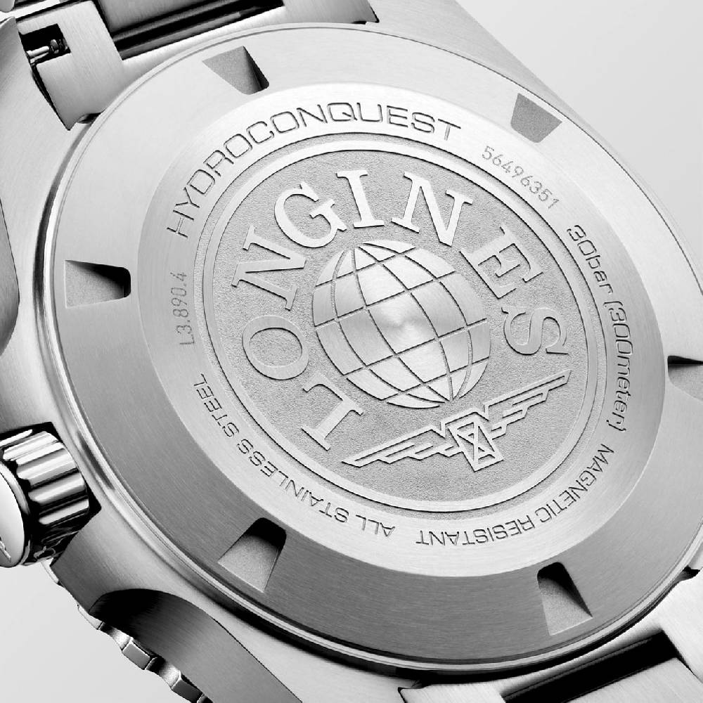 Longines Herrenuhr Hydroconquest GMT L38904566 Große Rabatte