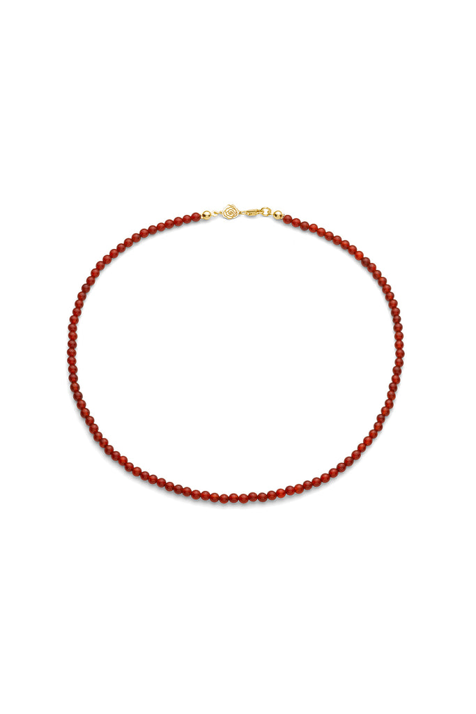 JUKSEREI ROSE CARNELIAN NECKLACE Zeitbegrenzte Promotion