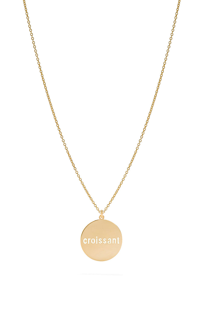 JUKSEREI ROUND CROISSANT NECKLACE · GOLD · B-STOCK Sonderangebot der Fabrik