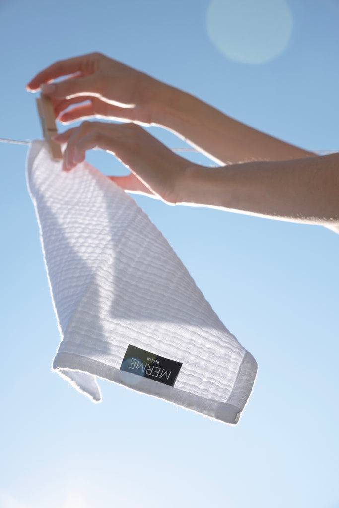 JUKSEREI MERME · FACIAL MUSLIN CLOTHS 3PAX Riesige Ersparnisse