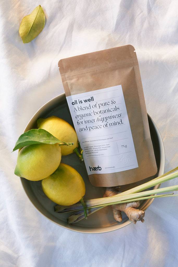 JUKSEREI HÆRB · ORGANIC TEA ALL IS WELL Exklusivangebot