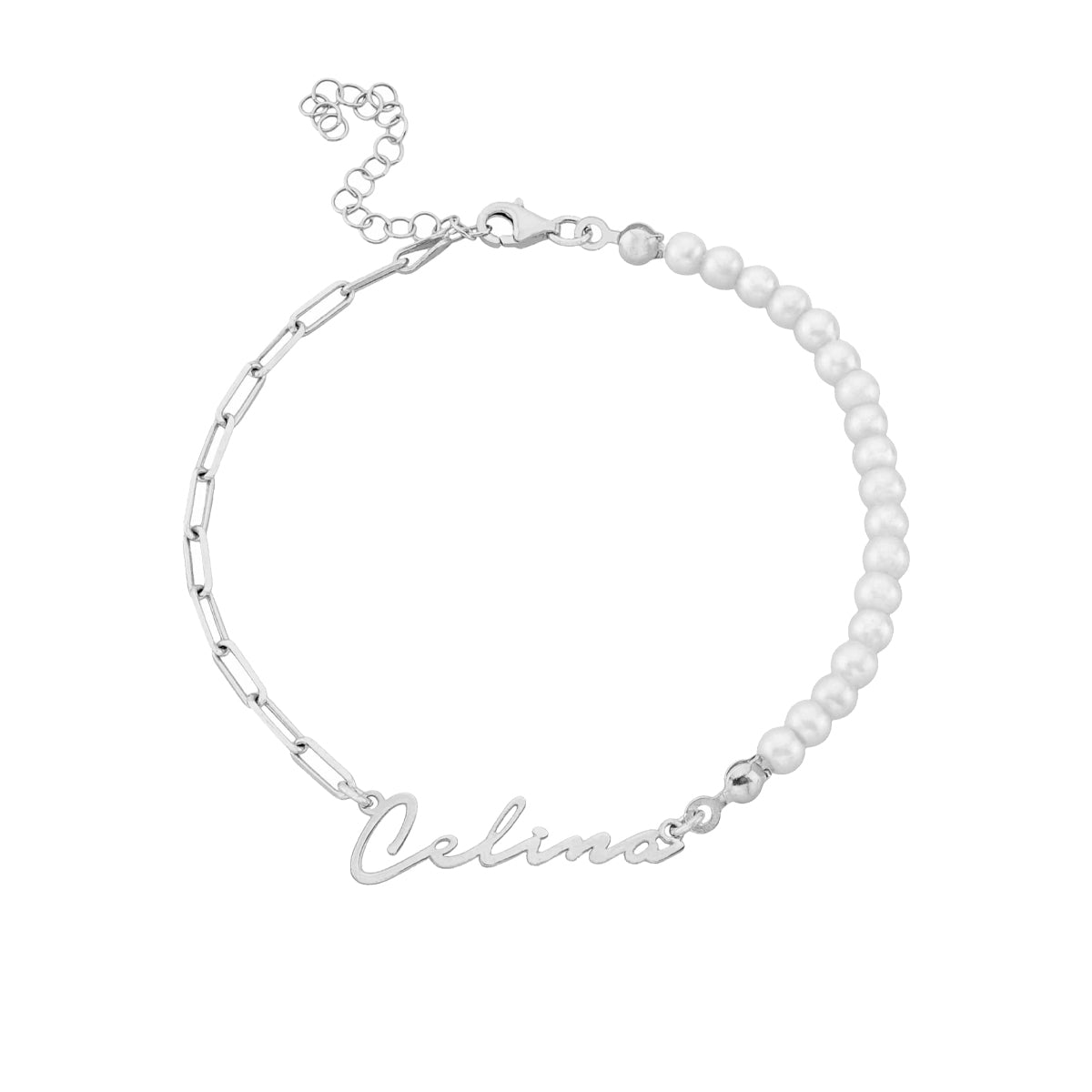 Kardelen Chic ID Armband - 925 SILBER Neueste Mode