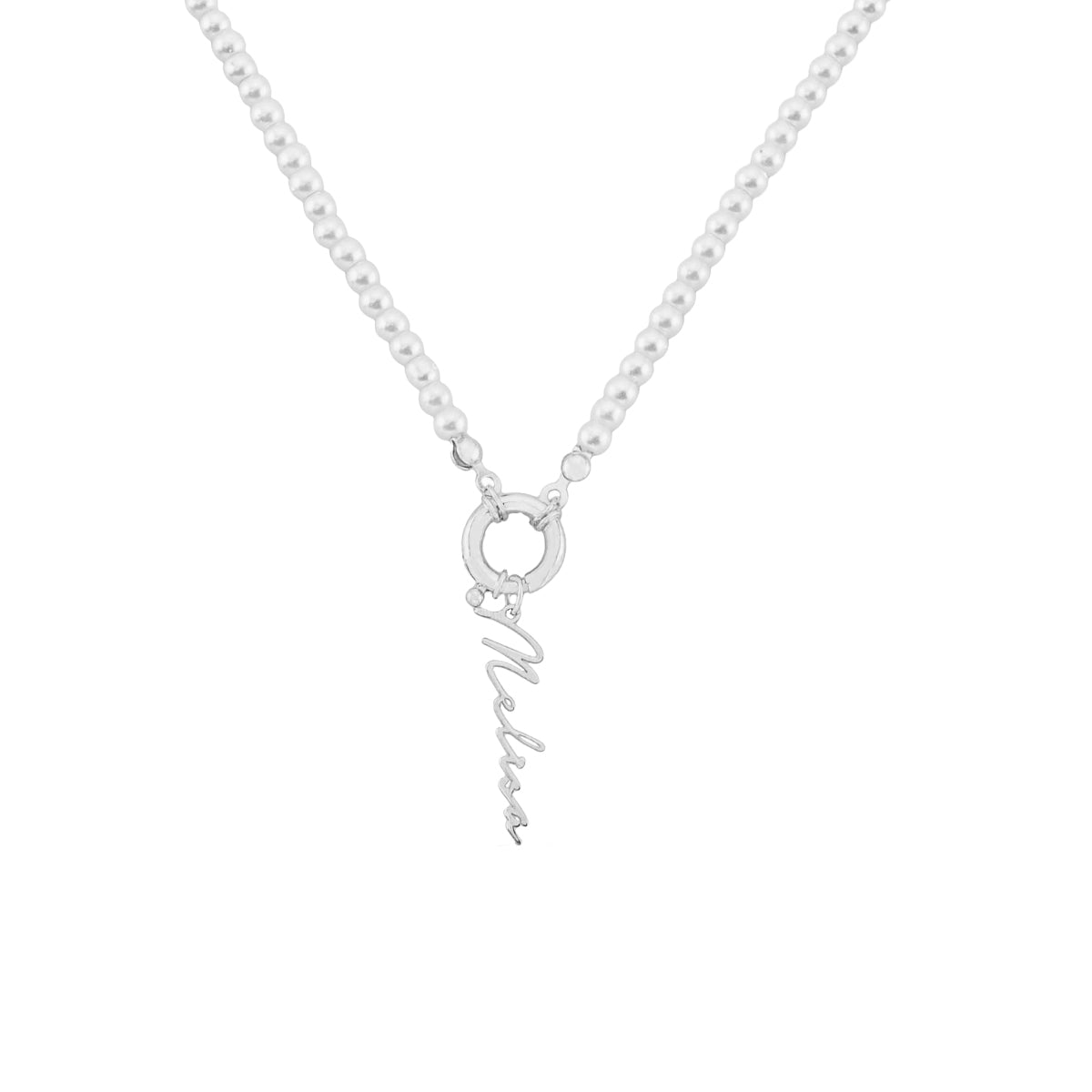 Kardelen Pearl Chain Signatur Namenskette - 925 SILBER Sonderangebote