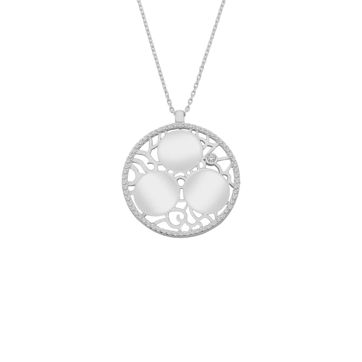 Kardelen Ornament Gravurkette - 925 SILBER Sonderangebot der Fabrik
