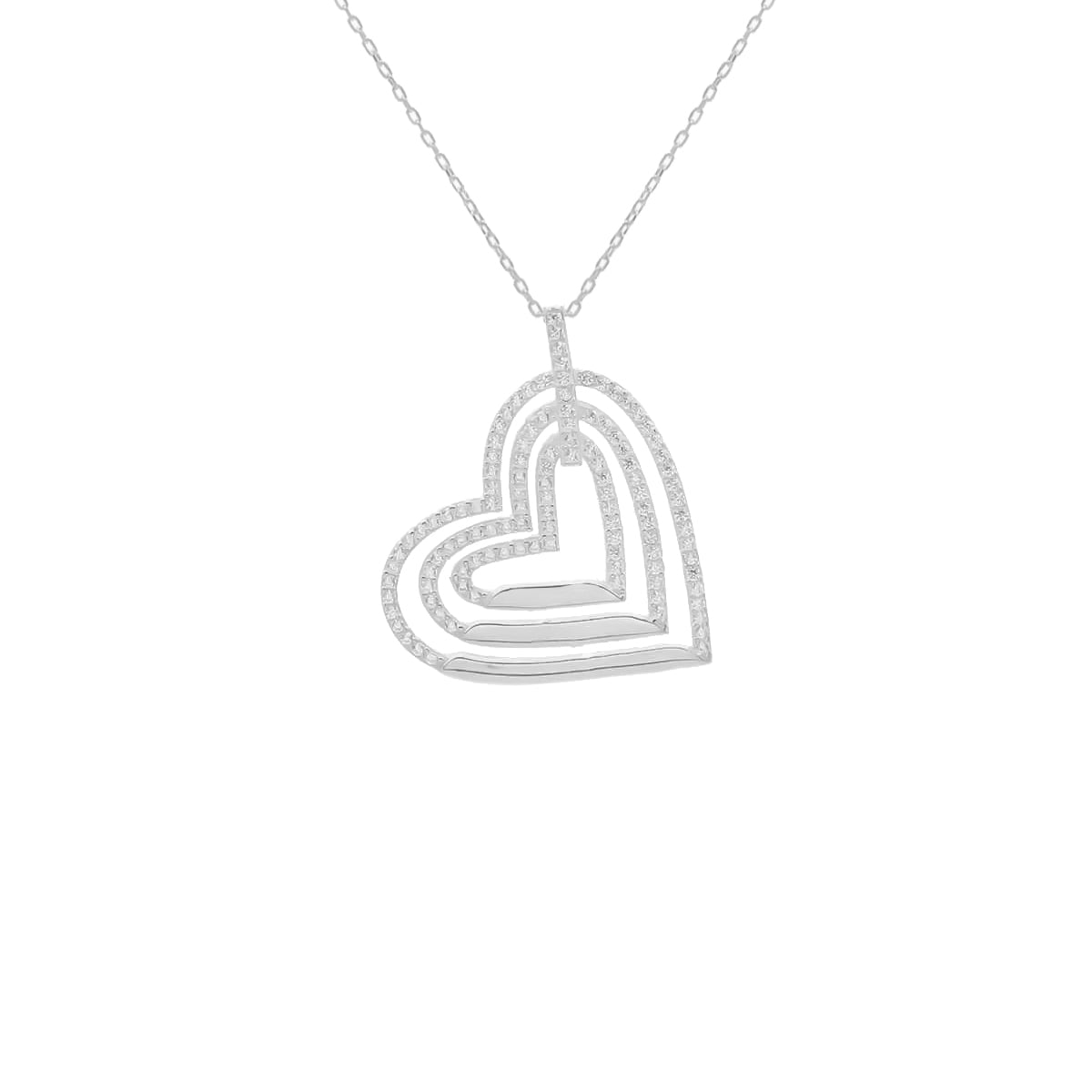 Kardelen Herz 3er Gravur Kette - 925 SILBER Discount Store für neue Produkte