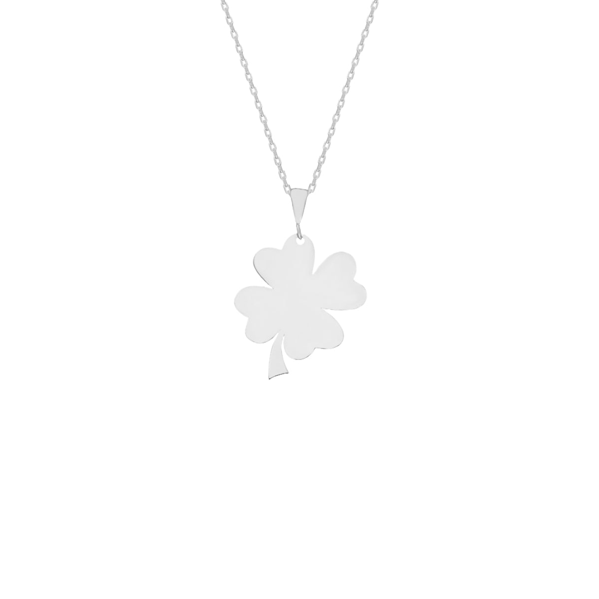 Kardelen Glücksblatt Gravurkette - 925 SILBER Clearance-Verkauf