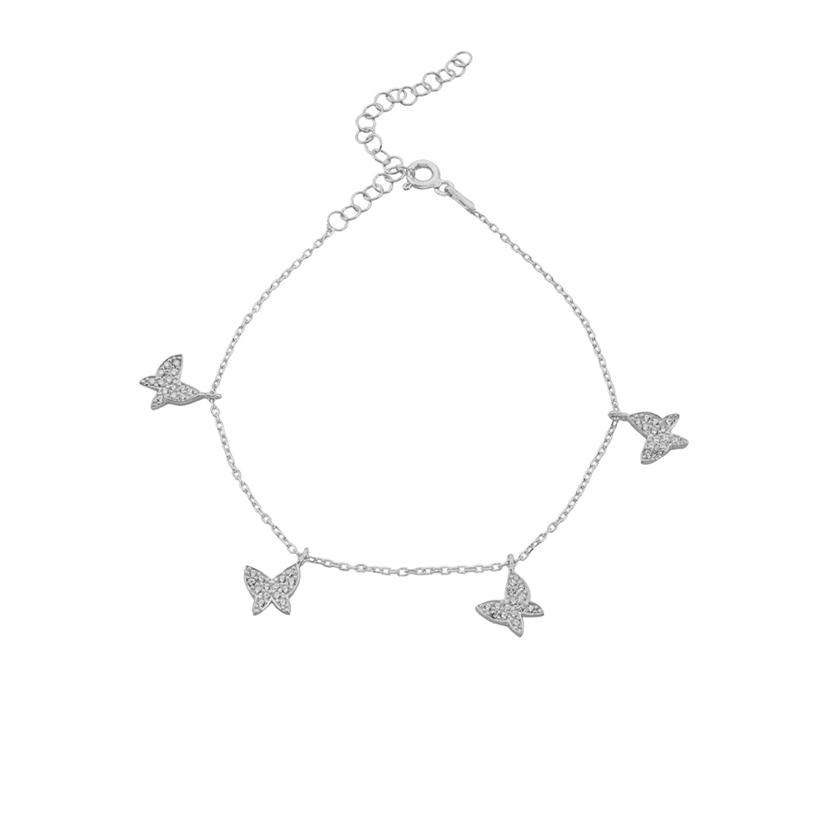 Kardelen Butterfly Armkette - 925 SILBER Preisnachlass