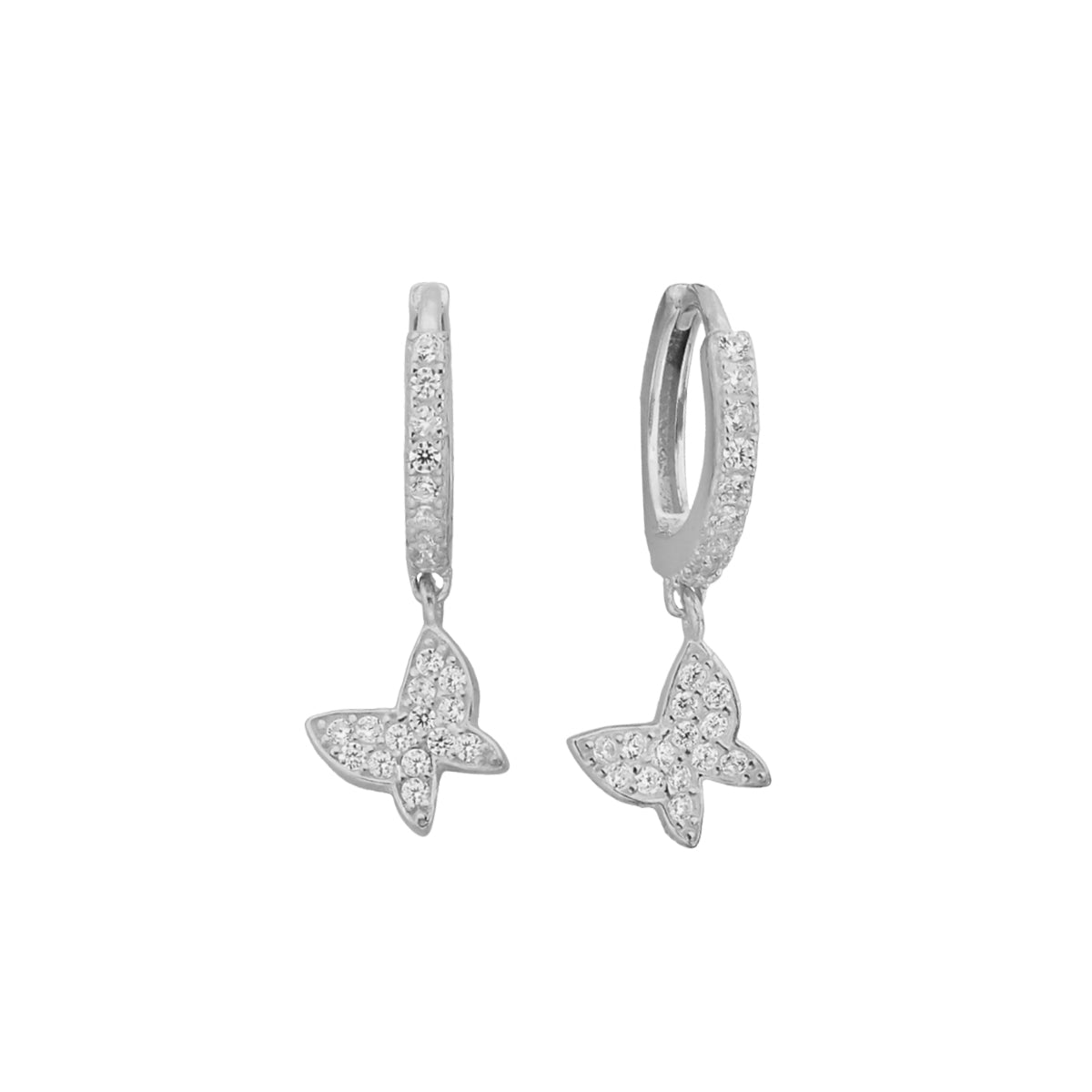 Kardelen Butterfly Model 2 Ohrring - 925 SILBER Valentinstagsangebot