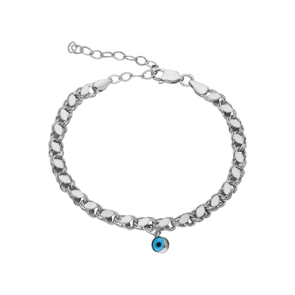 Kardelen Gersten Armkette mit Nazar - 925 SILBER Räumungsverkauf