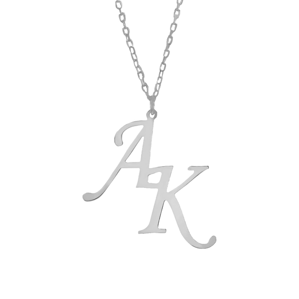 Kardelen 2er Buchstabenkette - 925 SILBER Bis zu 65% Rabatt