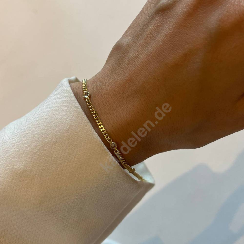 Kardelen 5 STEIN ARMKETTE - 925 SILBER zollfrei