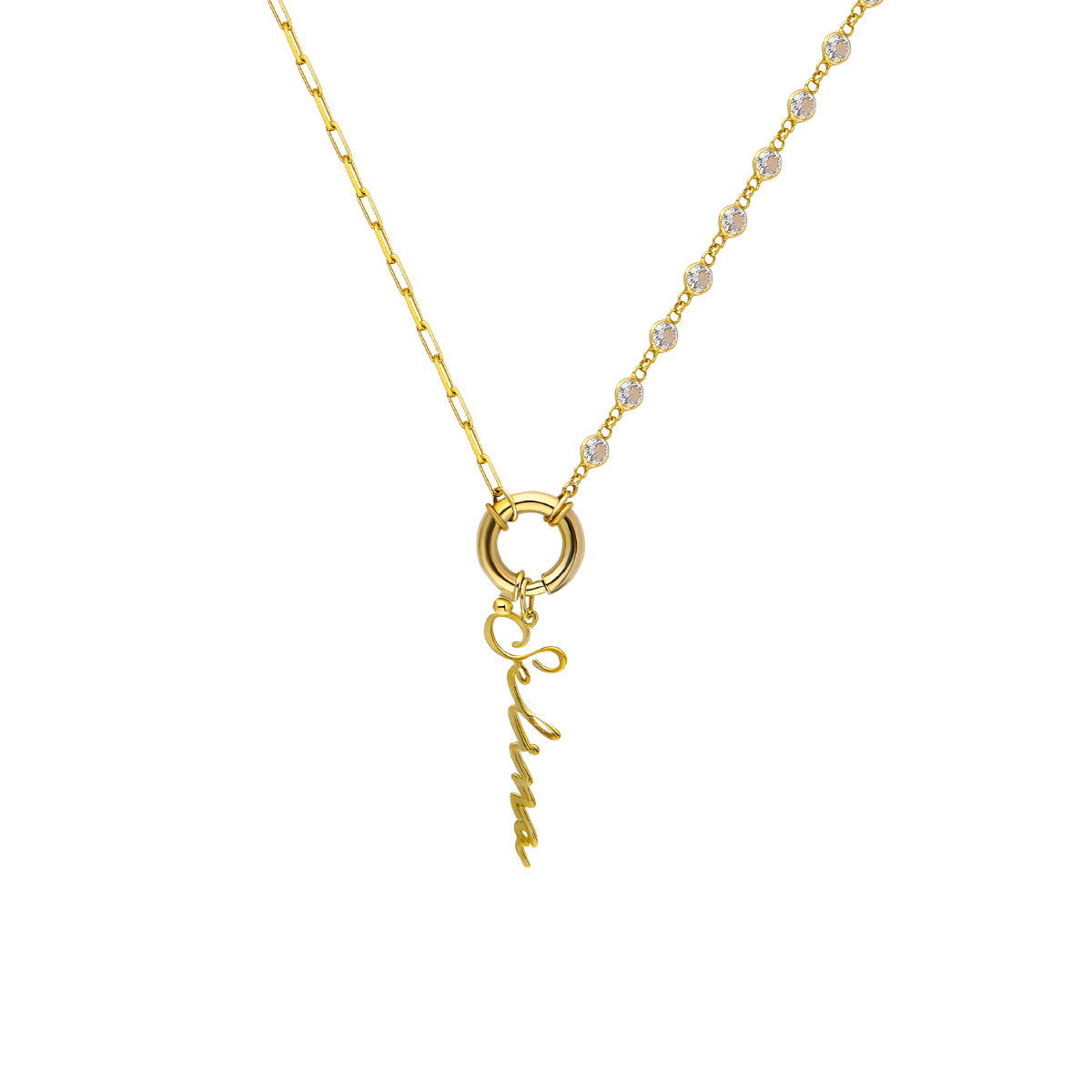 Kardelen Chain Design Diamond Halskette Basic Signatur - 925 SILBER zollfrei