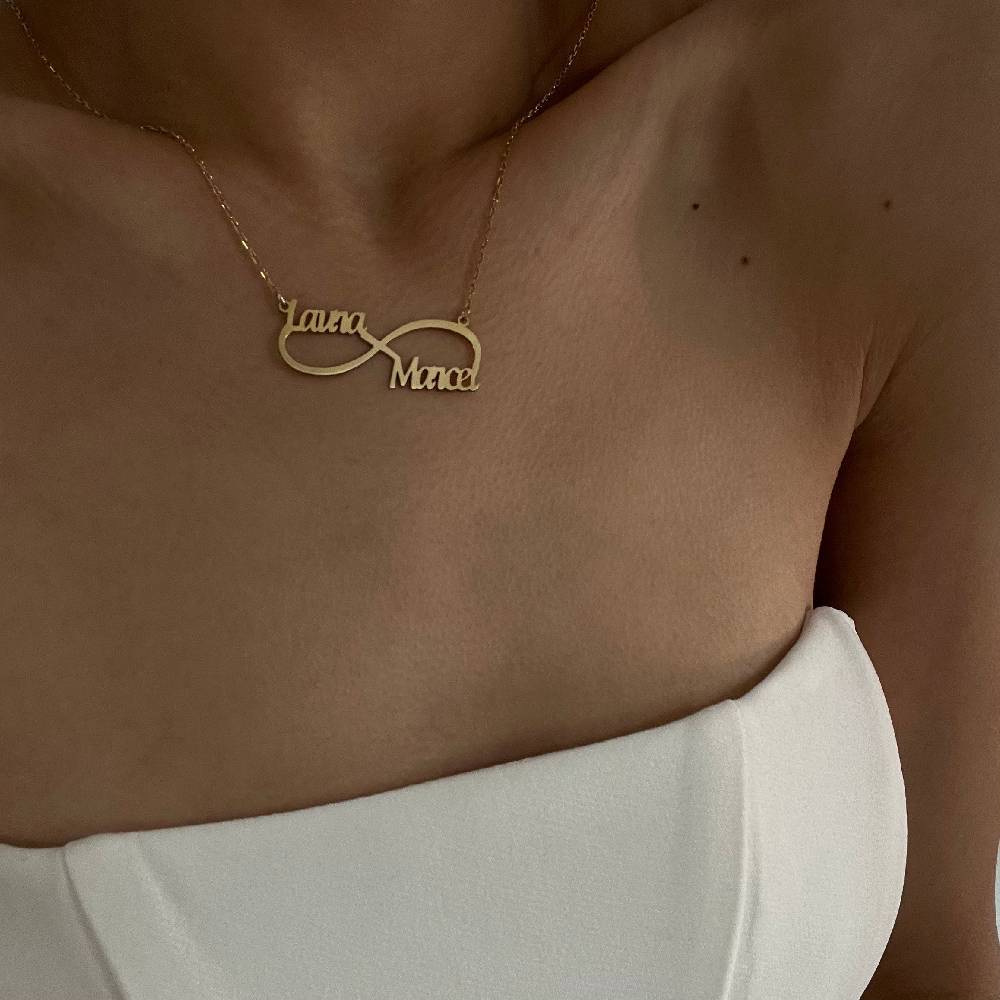 Kardelen Namenskette Infinity - 925 SILBER Angebote