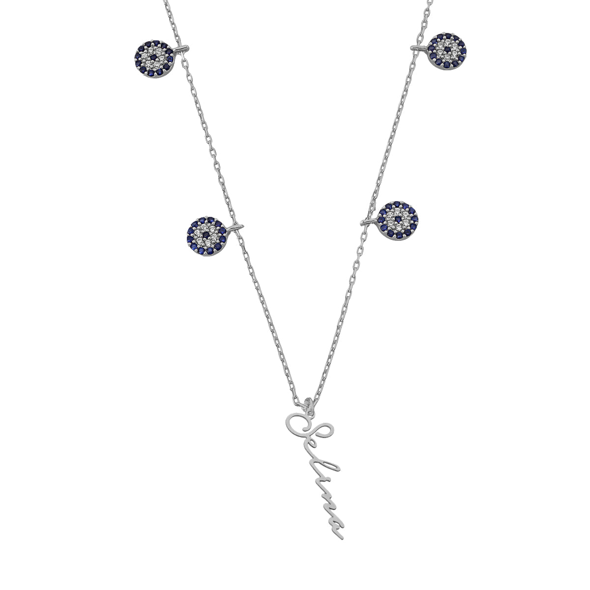 Kardelen Nazar x Signatur Kette - 925 SILBER Kostenloser Versand