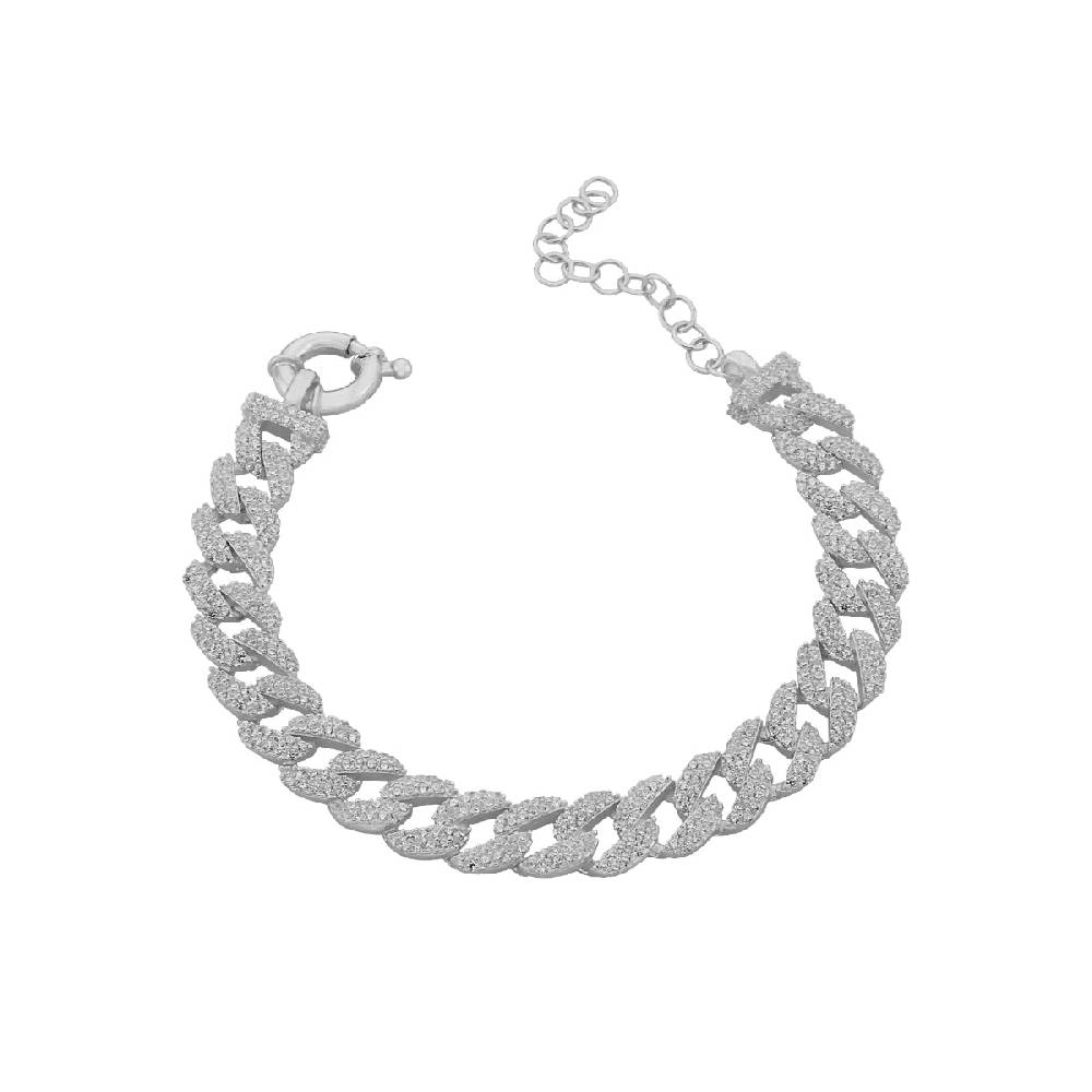 Kardelen Gourmet Zirkonia Armkette - 925 SILBER Begrenztes Angebot