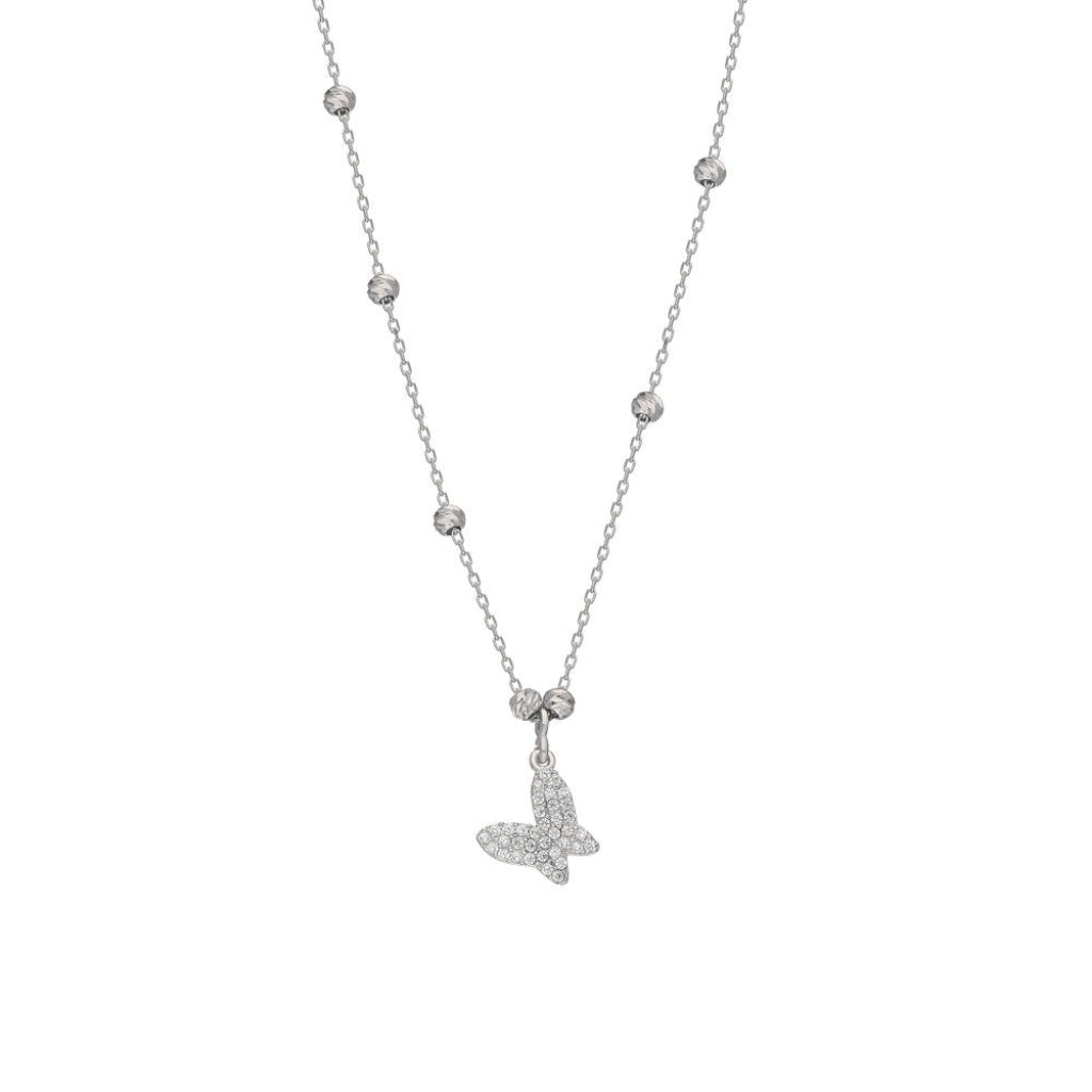 Kardelen BUTTERFLY BALL HALSKETTE - 925 SILBER Preisnachlass
