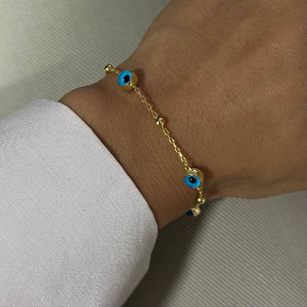 Kardelen Bullet Nazar Armband - 925 SILBER Neueste Mode