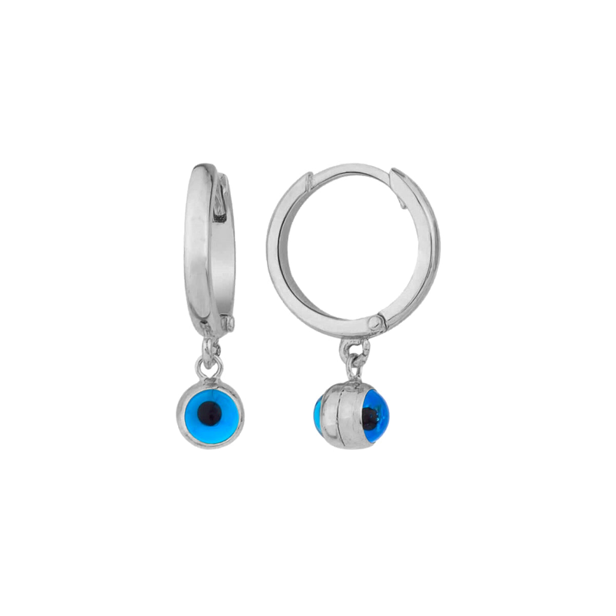 Kardelen Nazar Runde Ohrring - 925 SILBER Blitzangebot