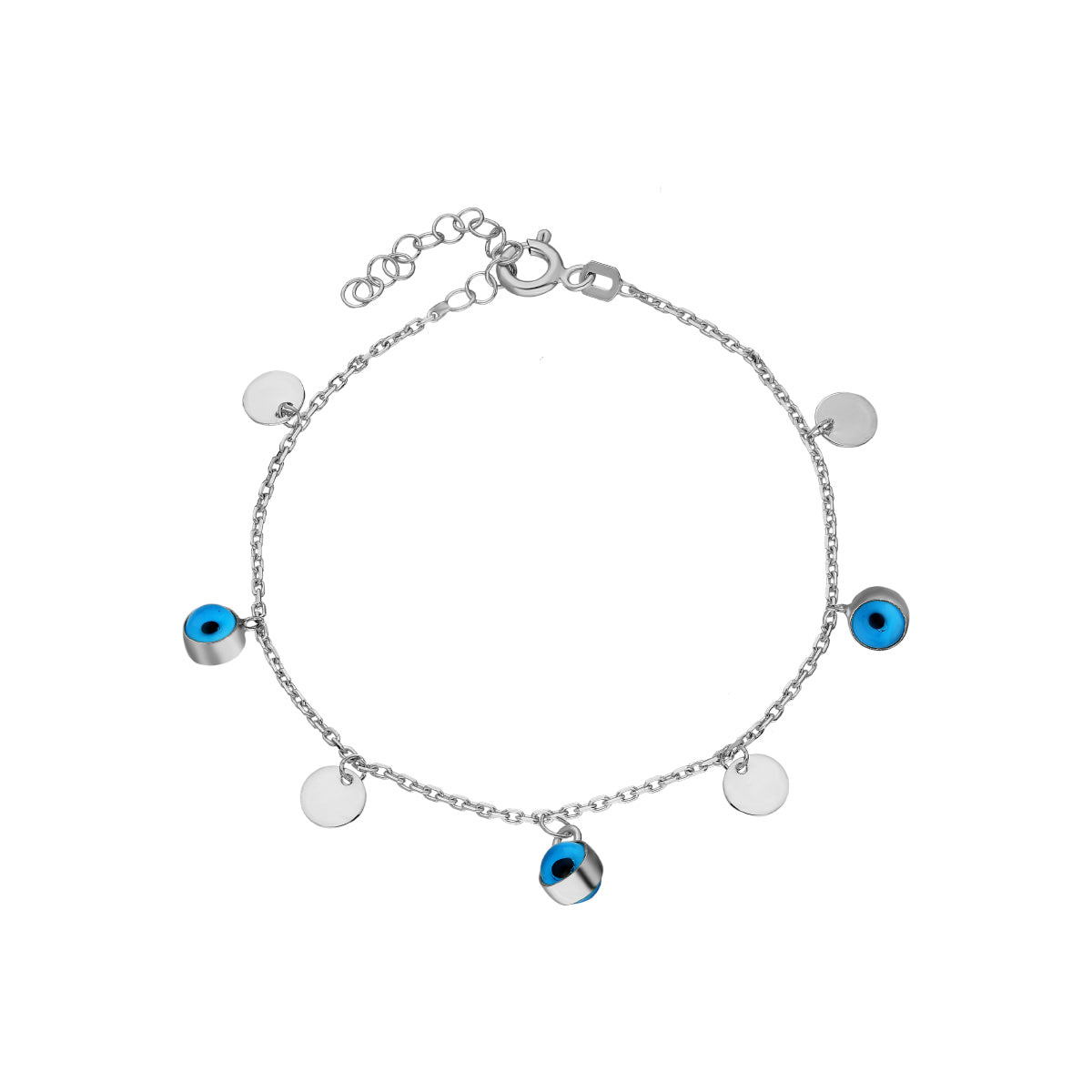 Kardelen Nazar Plättchen Armkette - 925 SILBER Neuheiten