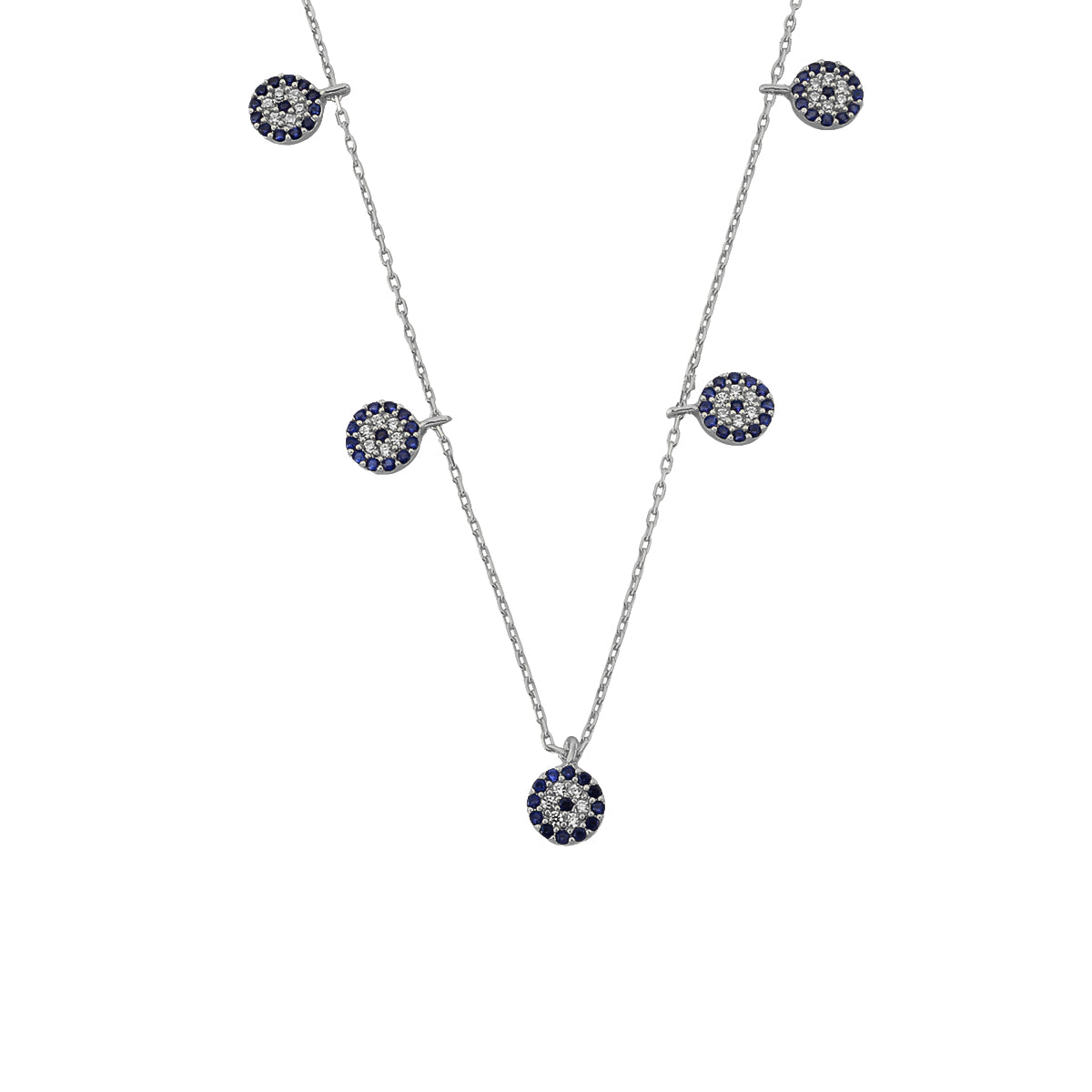 Kardelen Nazar Chocker 5er Kette - 925 SILBER Bestseller