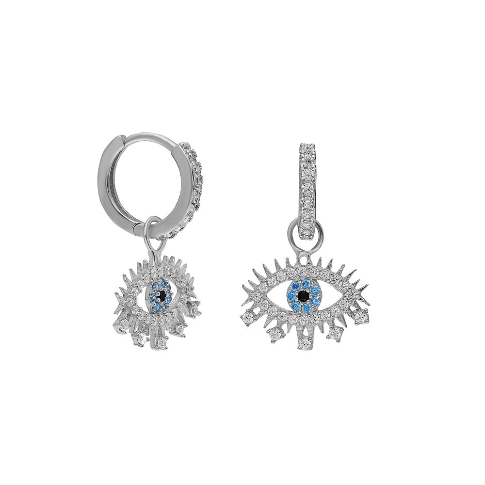 Kardelen Eye Effect Model 1 Ohrring - 925 SILBER Räumungsverkauf