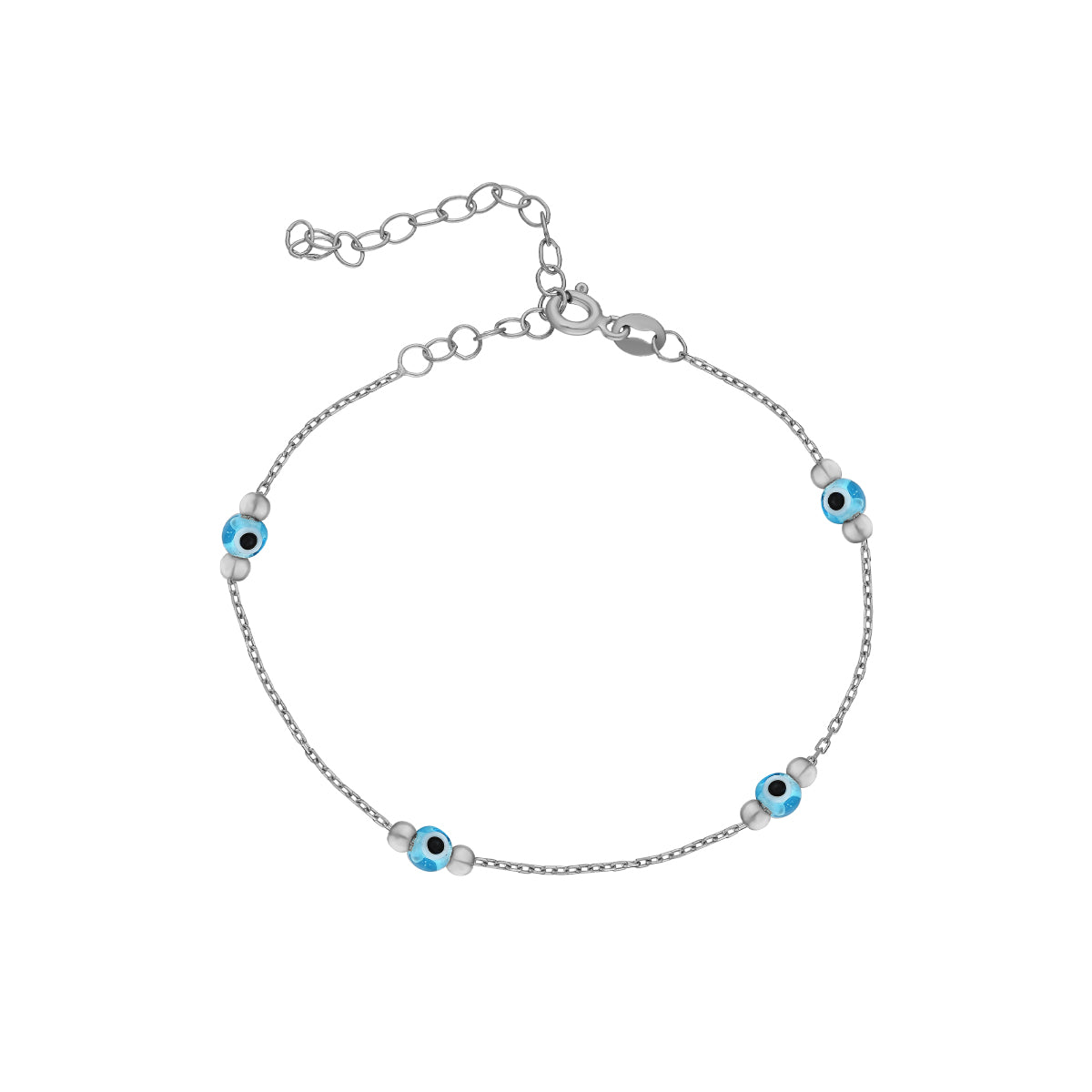Kardelen Four Eye Nazar Armkette - 925 SILBER VIP-Rabatte