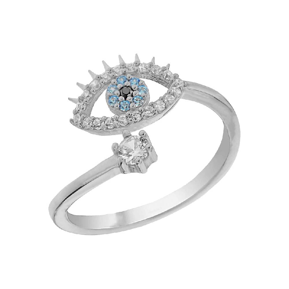 Kardelen Nazar Eye Stone Ring - 925 SILBER Letzte 3 Tage
