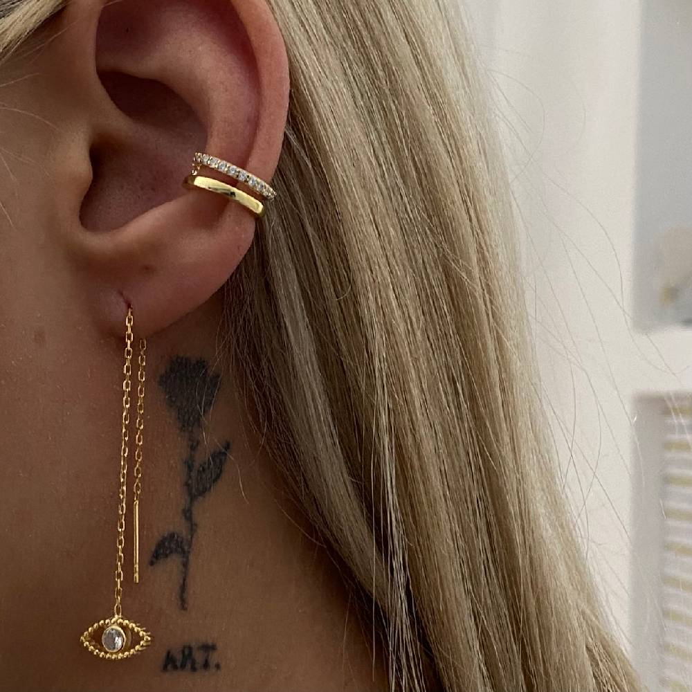 Kardelen Eye Earring Hängend Ohrring - 925 SILBER Bis zu 50% Rabatt