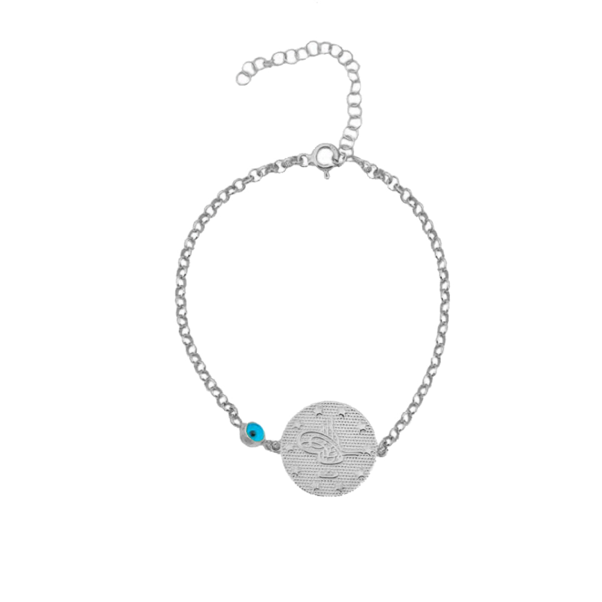 Kardelen Eleganter Ottoman Nazar Armkette - 925 SILBER Sonderangebot der Fabrik