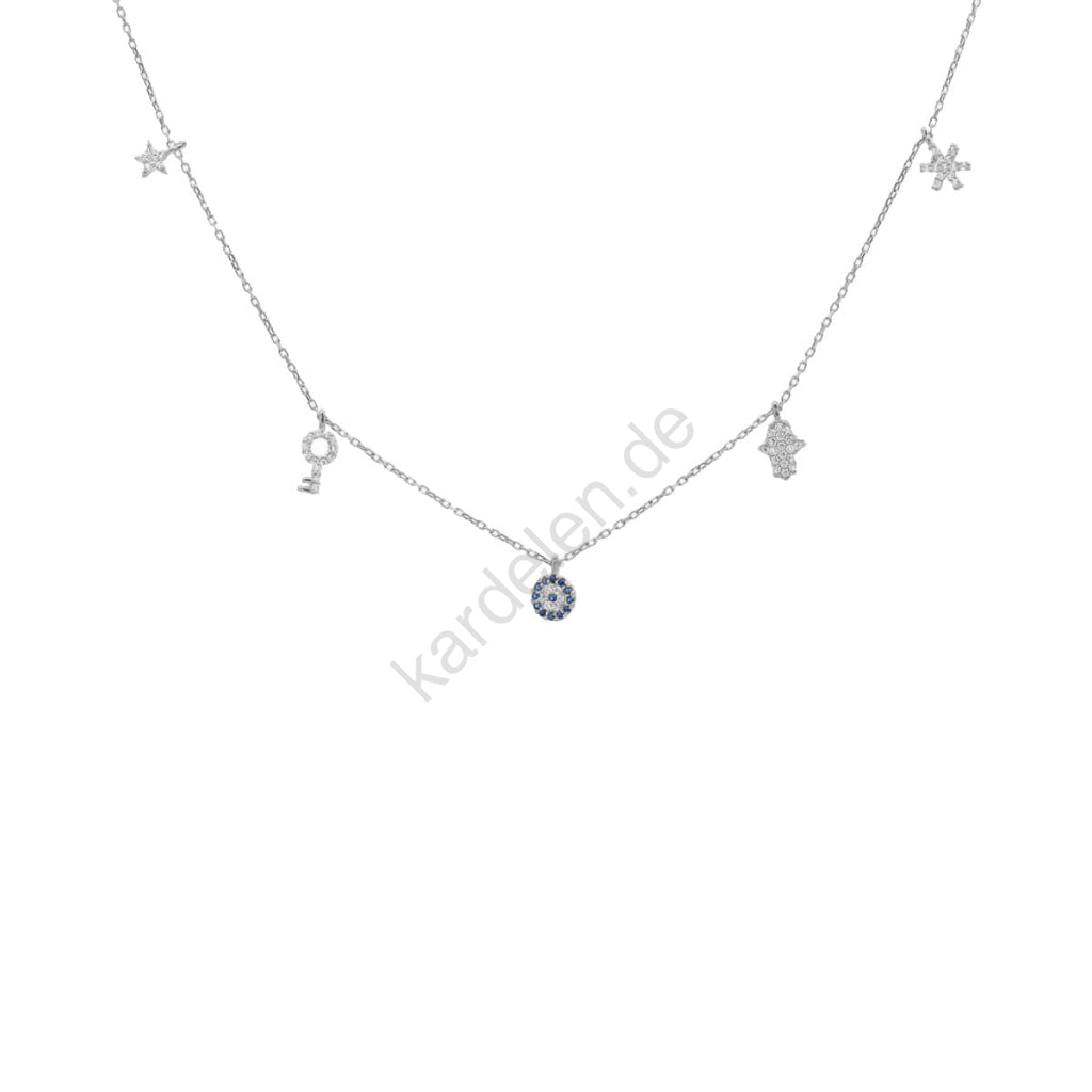 Kardelen Charm Halskette - 925 SILBER Schlussverkauf