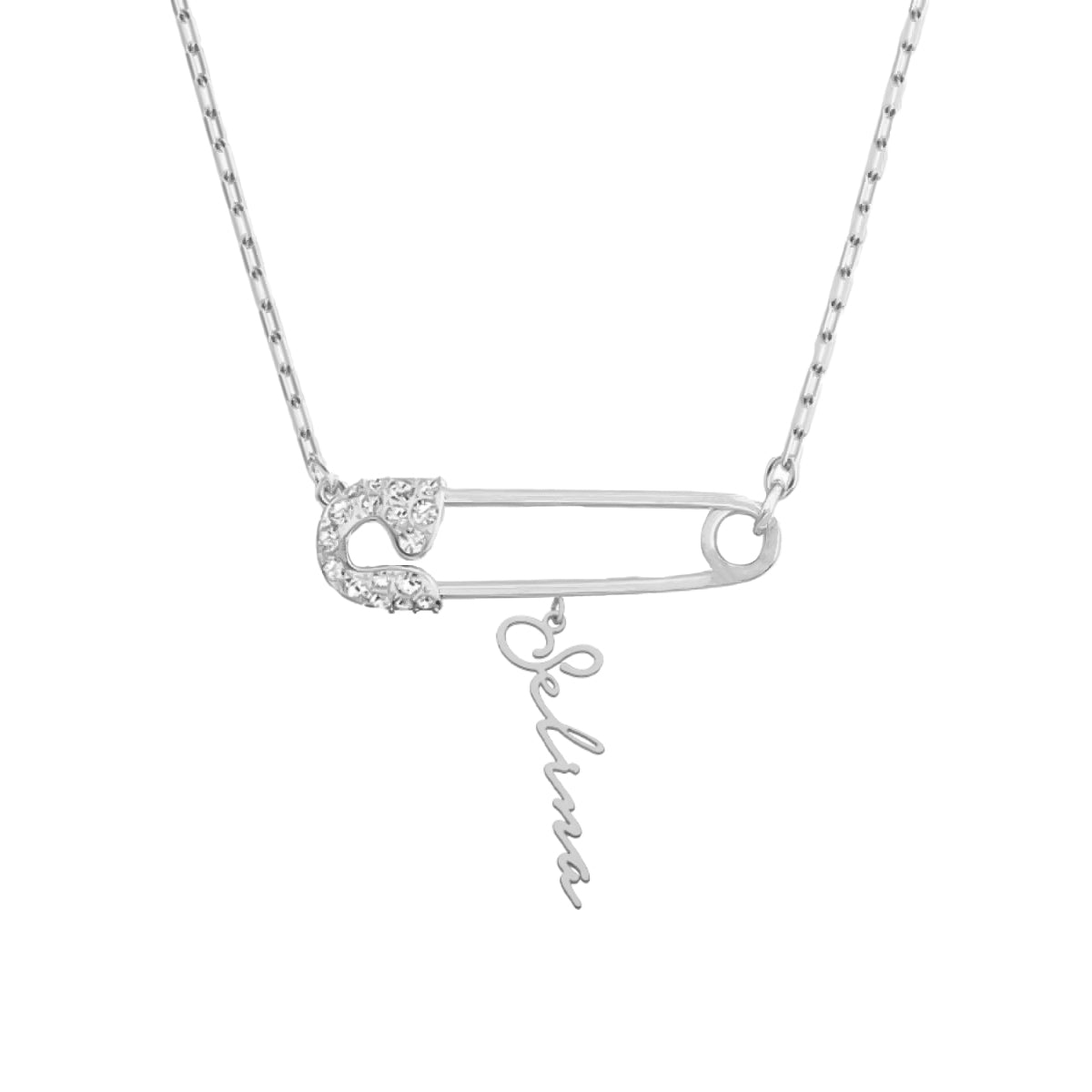 Kardelen Pin Signatur Namenskette - 925 SILBER Cyber Monday