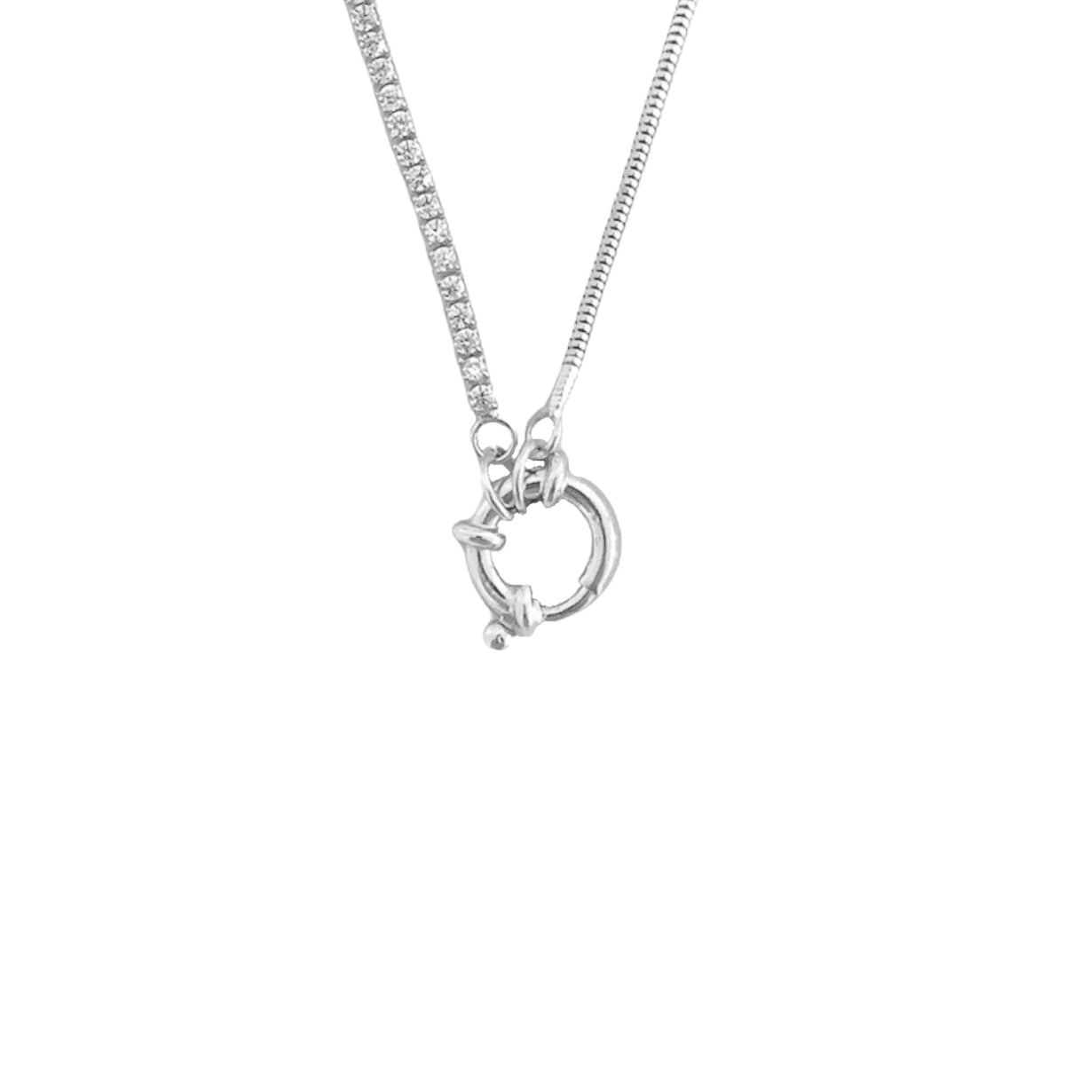 Kardelen Chain Design Italia Iced Halskette Basic - 925 SILBER VIP-Rabatte