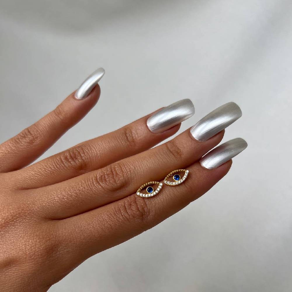 Kardelen Blue Eye stecker Ohrring - 925 SILBER Schlussverkauf