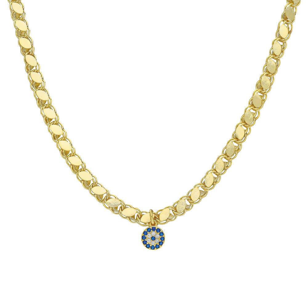 Kardelen GERSTENKETTE MIT NAZARSTEIN - 925 SILBER Exklusivangebot