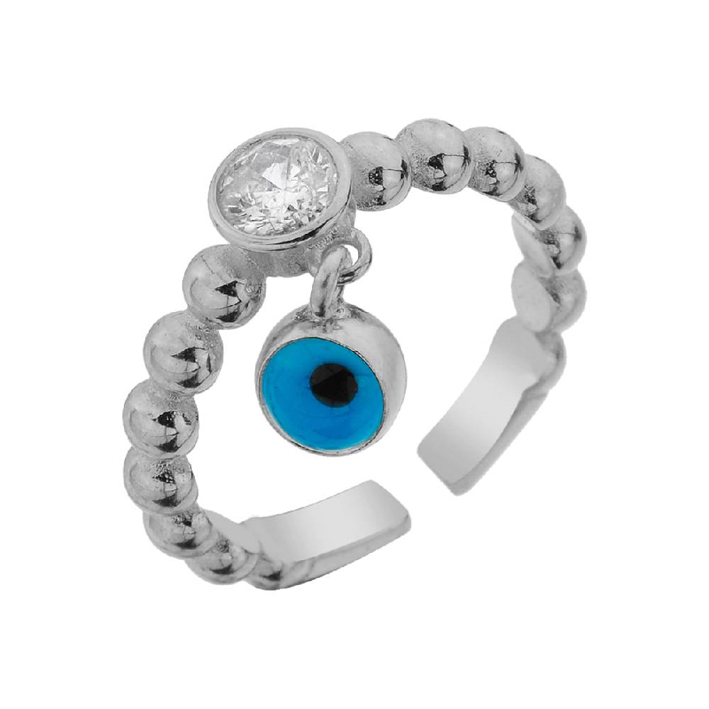 Kardelen Nazar Stone Ring - 925 SILBER Jubiläumsangebot