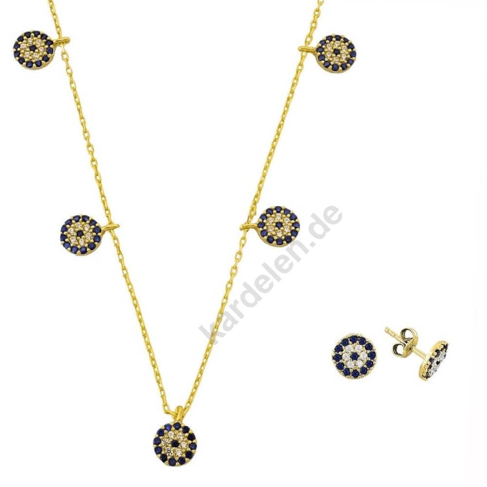 Kardelen Multi Nazar Set - 925 SILBER Exklusive Angebote