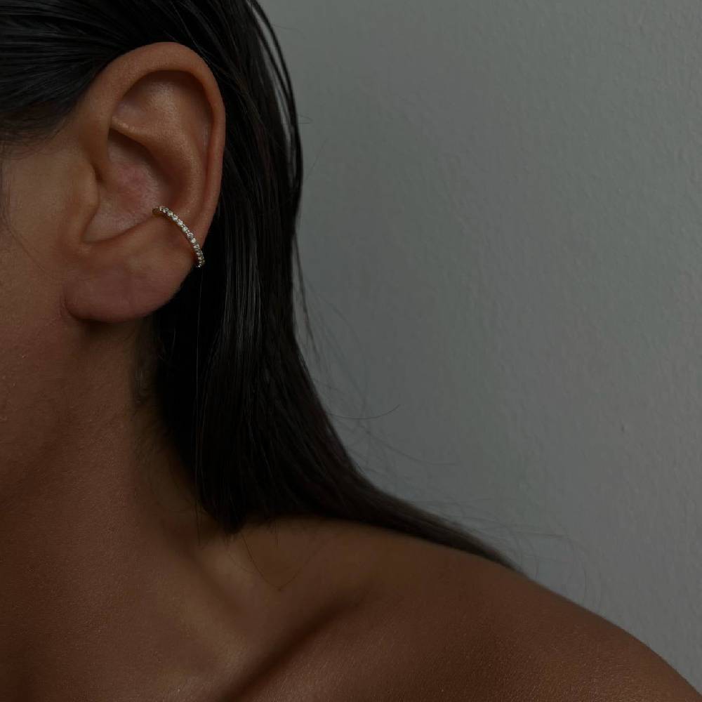 Kardelen Liya Ear Cuff - 925 SILBER Black Friday Preise