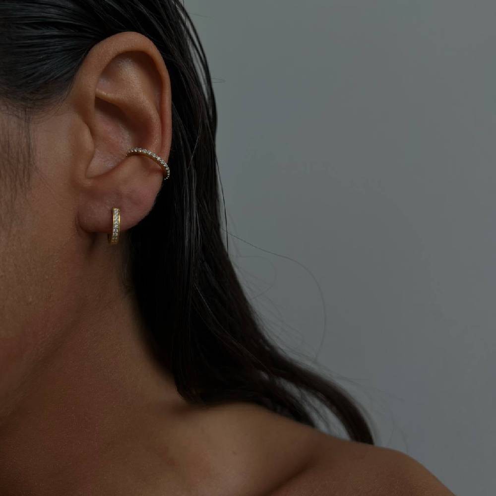 Kardelen Liya Ear Cuff - 925 SILBER Black Friday Preise