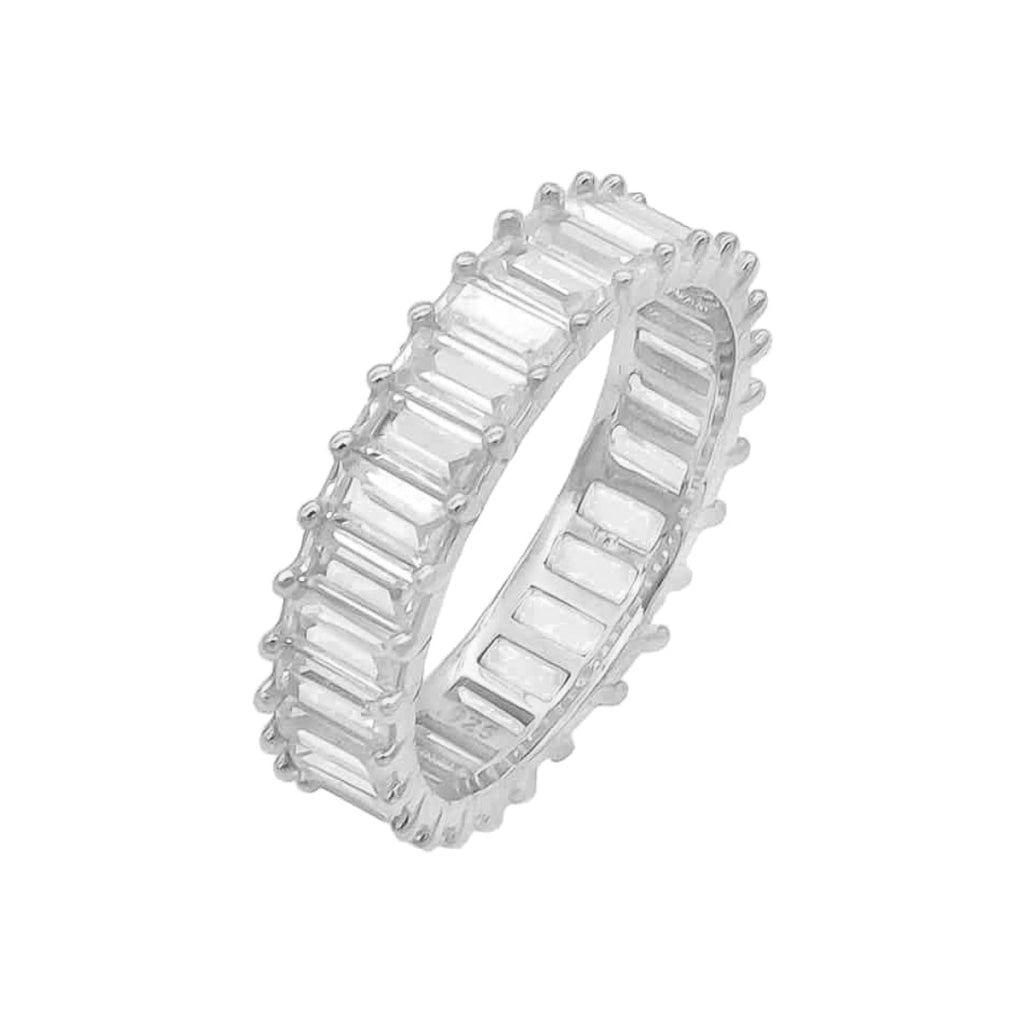 Kardelen Baguette Stones Ring - 925 SILBER Im Verkauf