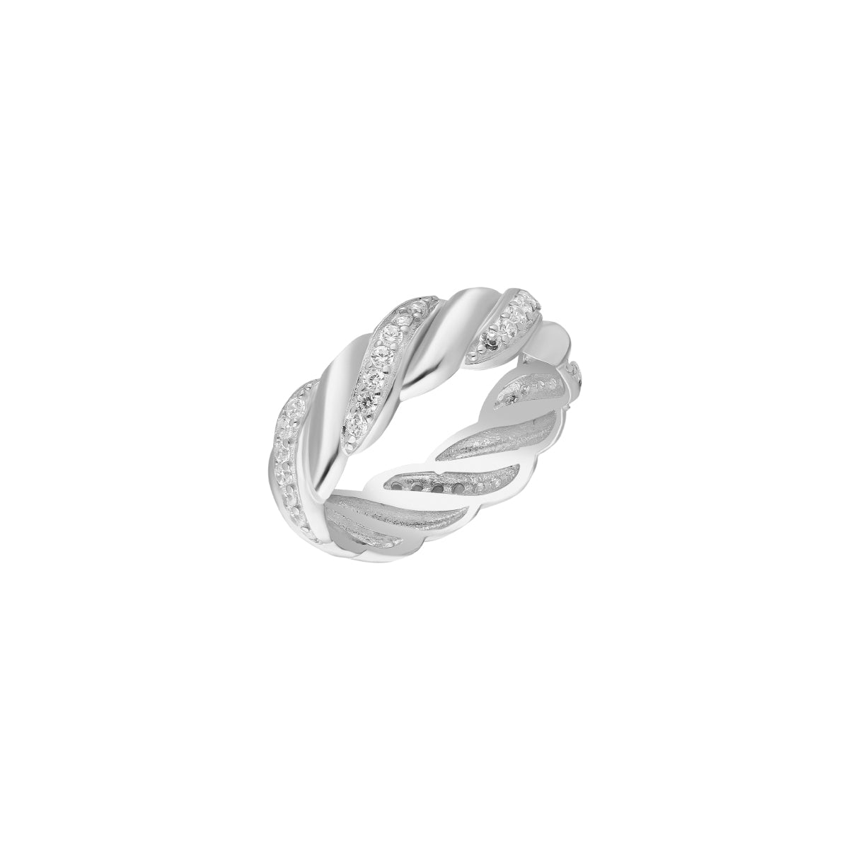 Kardelen Wave Zirconia Ring - 925 SILBER 2025