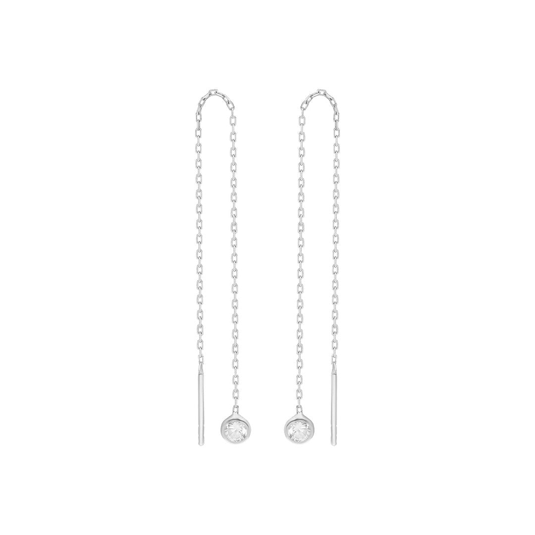 Kardelen Zirkonia hängend Ohrring - 925 SILBER Online