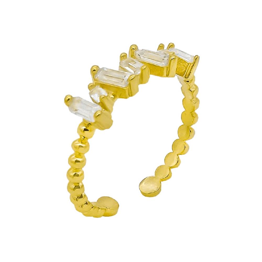 Kardelen BAGUETTE SHIFT RING - 925 SILBER