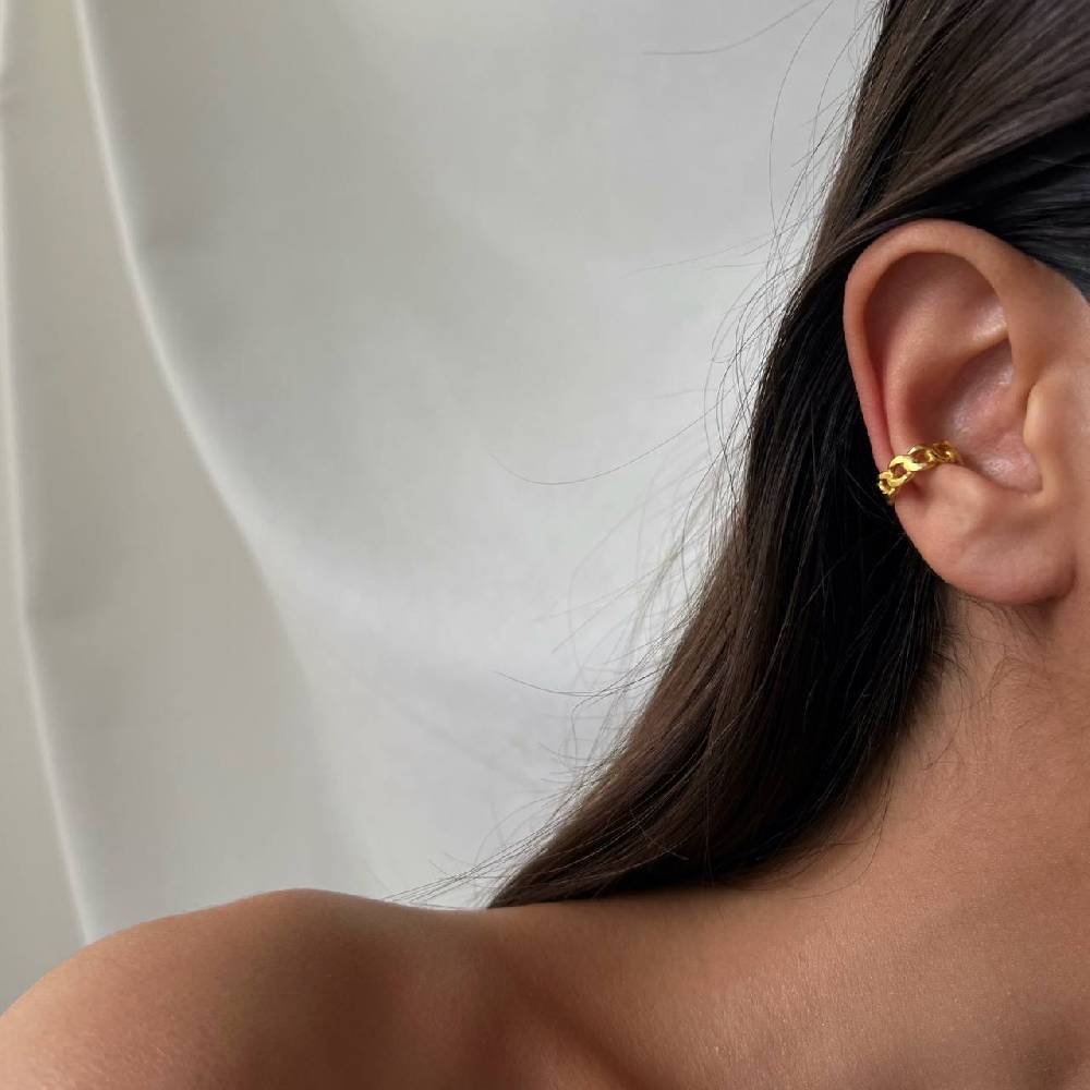 Kardelen Shu Ear Cuff - 925 SILBER Zeitlich begrenztes Angebot
