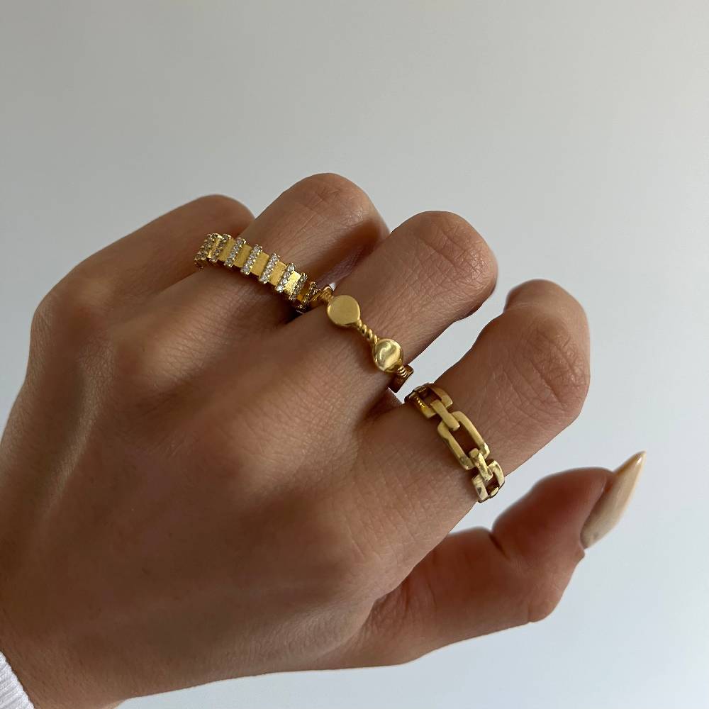 Kardelen Chain In Ring - 925 SILBER Exklusive Angebote