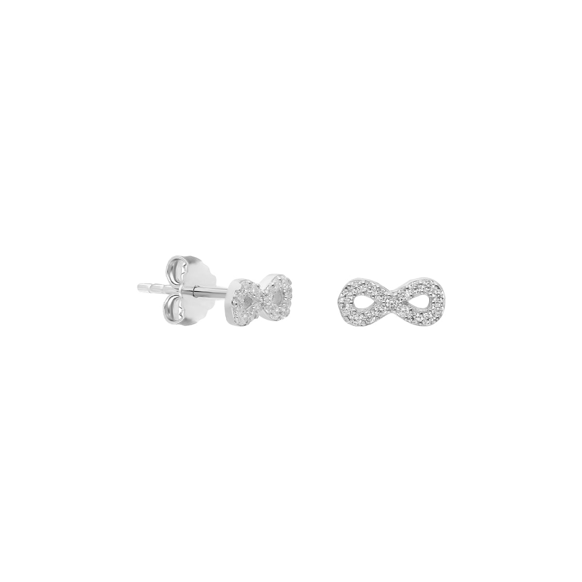 Kardelen Infinity Ohrstecker - 925 SILBER Große Rabatte