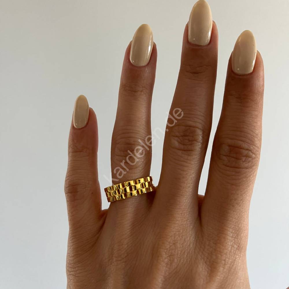 Kardelen Bricket Ring - 925 SILBER Bestseller