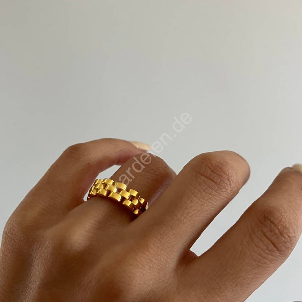Kardelen Bricket Ring - 925 SILBER Bestseller
