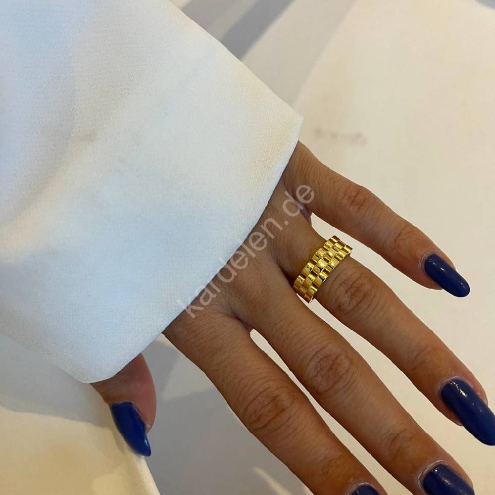 Kardelen Bricket Ring - 925 SILBER Bestseller