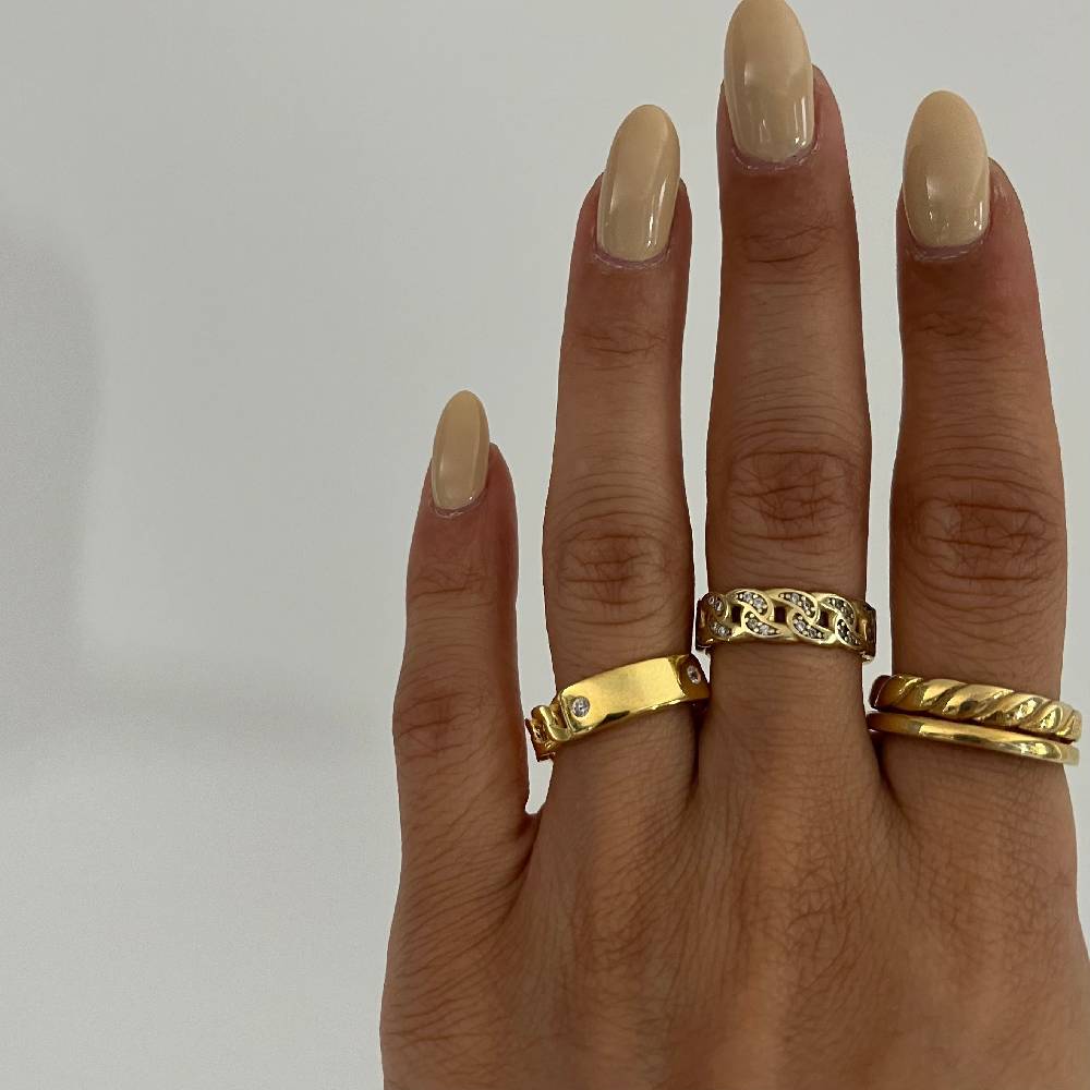 Kardelen Caledon Ring - 925 SILBER VIP-Rabatte